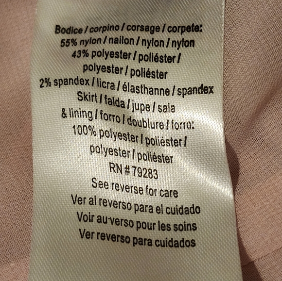 NEW Alex Evenings Pink Formal Sequined Dress/Gown Size 12 with 3/4 Sleeves - Picture 12 of 14